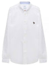 Zebra Patch Long Sleeve Shirt Light White - PAUL SMITH - BALAAN 2