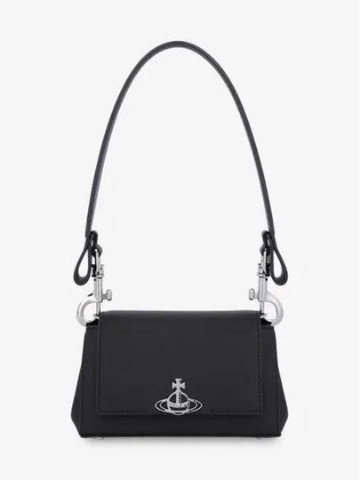 Women s Shoulder Bag Vivienne Westwood With Logo Appliqu Black - VIVIENNE WESTWOOD - BALAAN 2