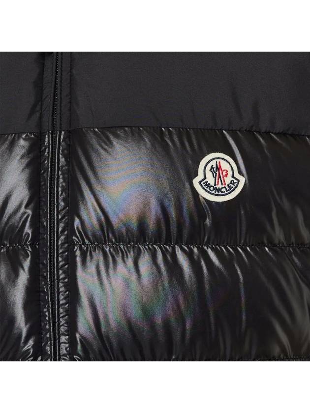 Cerces Logo Patch Down Padded Vest Black - MONCLER - BALAAN 5