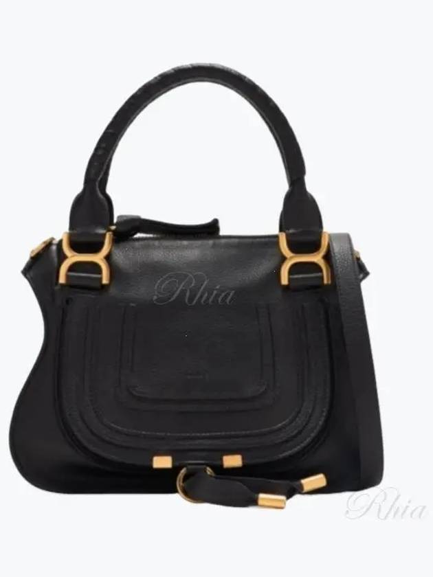 Marcie Small Double Carry Tote Bag Black - CHLOE - BALAAN 2