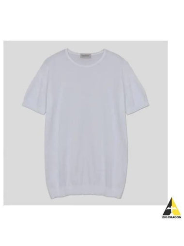 Belden knit t shirt white - JOHN SMEDLEY - BALAAN 1