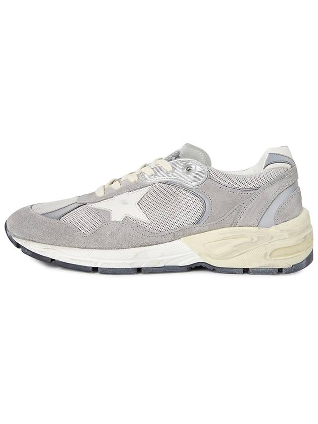 Dad-Star Low Top Sneakers Grey Silver White - GOLDEN GOOSE - BALAAN 4