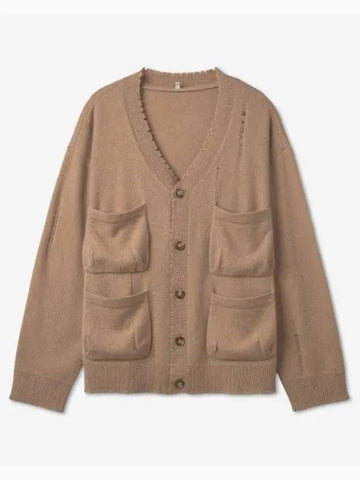 Multi pocket cardigan camel WY104Y004A - R13 - BALAAN 1