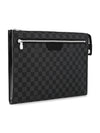 Pochette 24H Damier Pouch Bag Graphite - LOUIS VUITTON - BALAAN 4