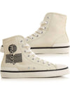 Women's Benkeenh High Top Sneakers Chalk - ISABEL MARANT - BALAAN 2