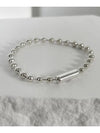 SV925 5mm ball chain silver bracelet - BLESSED BULLET - BALAAN 1