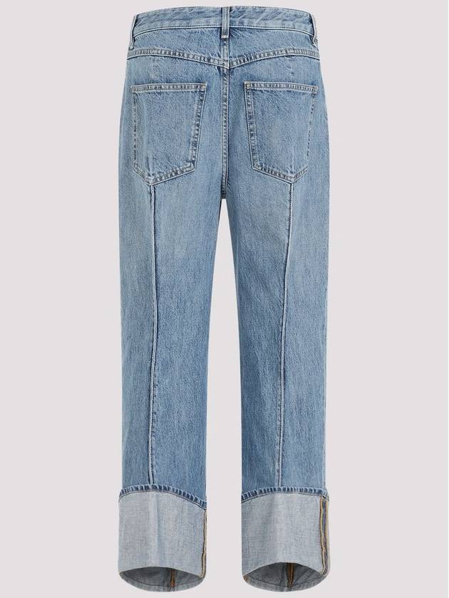 Denim Straight Pants 785335V42W0 4715 Blue - BOTTEGA VENETA - BALAAN 3