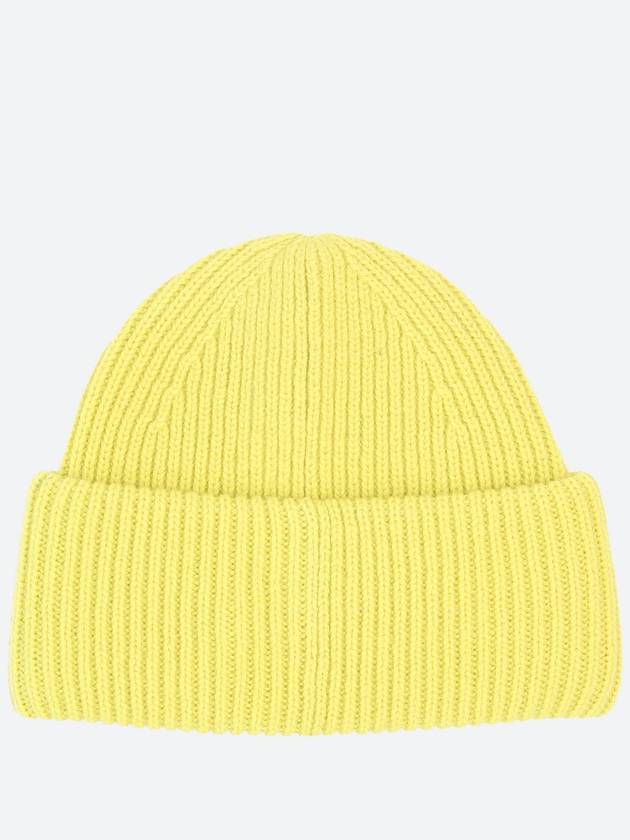 Small Face Logo Beanie Yellow - ACNE STUDIOS - BALAAN 3