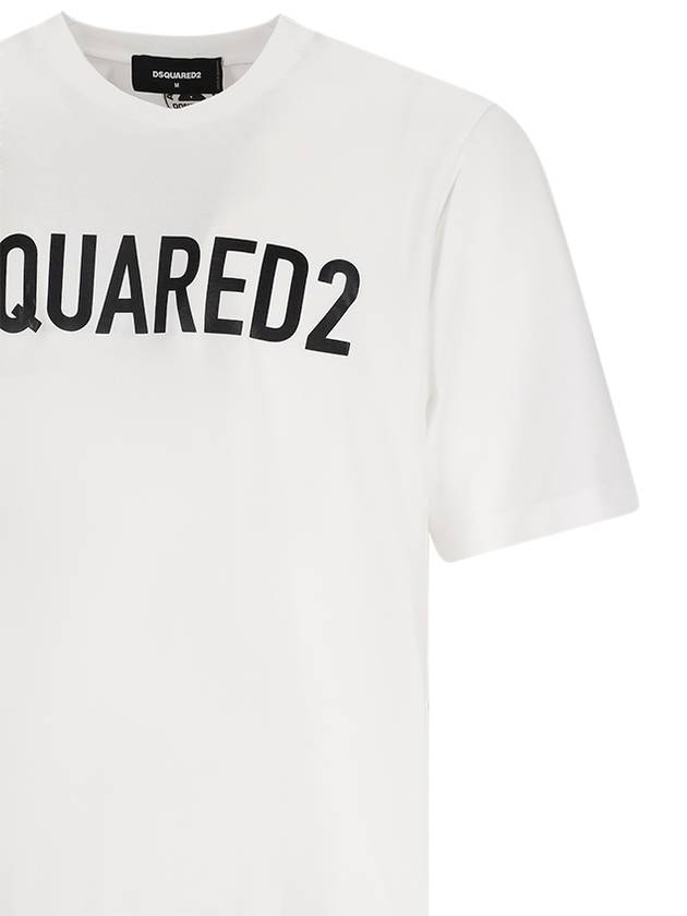 LOOSE FIT T-SHIRT WITH LOGO - DSQUARED2 - BALAAN 3