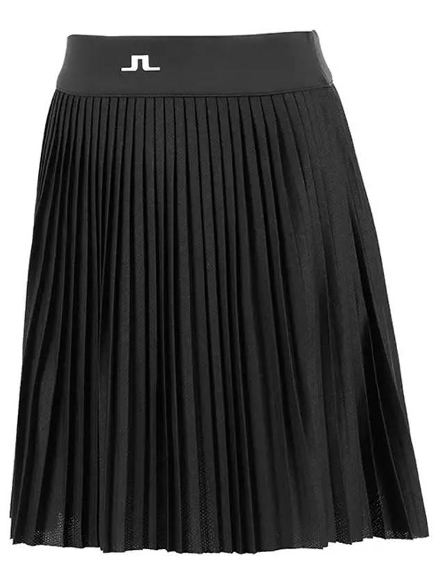 Women's Binx Pleated Skirt Black - J.LINDEBERG - BALAAN 3