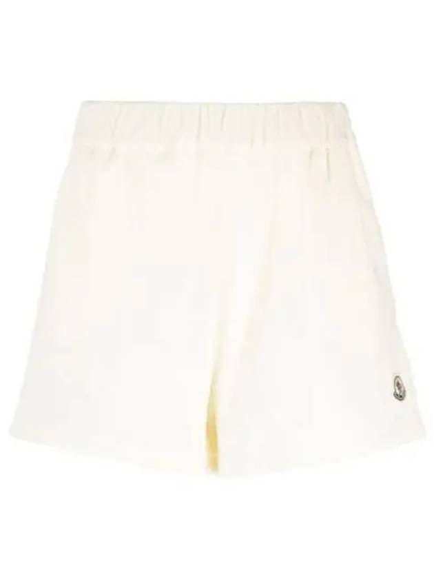 Women's Terrycloth Shorts White - MONCLER - BALAAN 2