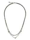 Pearl Skull Chain Necklace Silver - ALEXANDER MCQUEEN - BALAAN 2