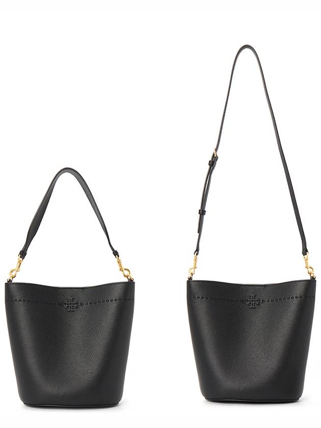 McGraw Logo Bucket Bag Black - TORY BURCH - BALAAN 8