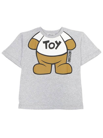 Kids short sleeved T shirt HXM03R LAA33 60926 Adults can wear - MOSCHINO - BALAAN 1