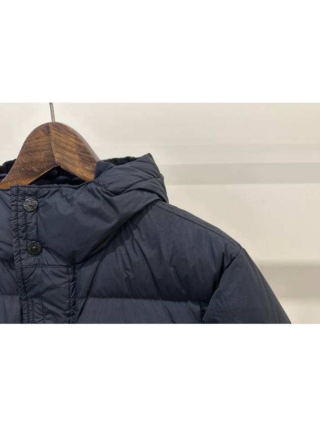 Kids Wappen Patch Down Long Padding Navy - STONE ISLAND - BALAAN 4