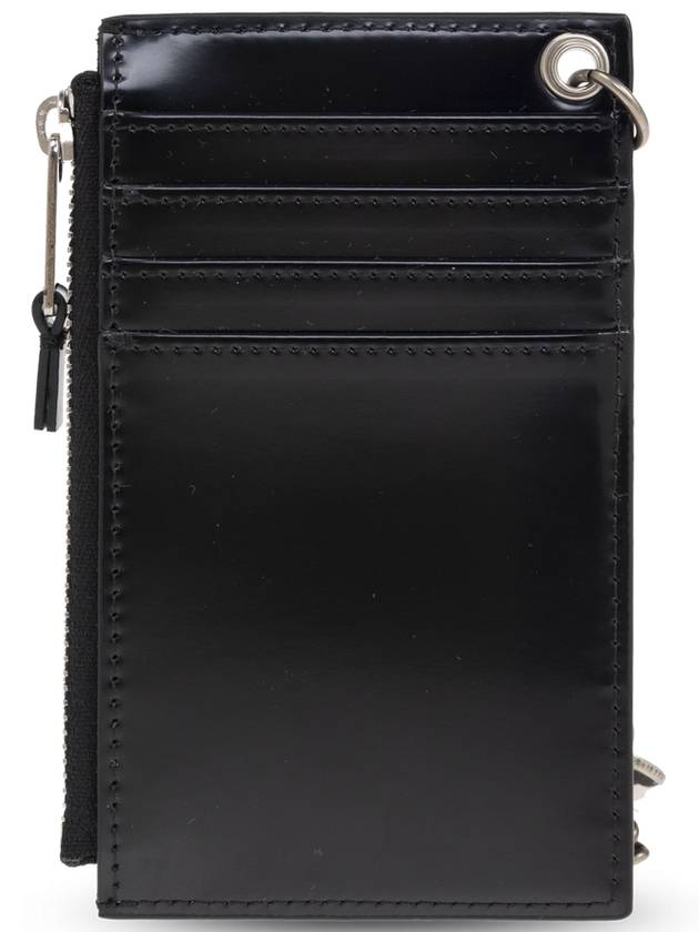 Palm Angels Card Holder With Carabiner, Men's, Black - PALM ANGELS - BALAAN 3