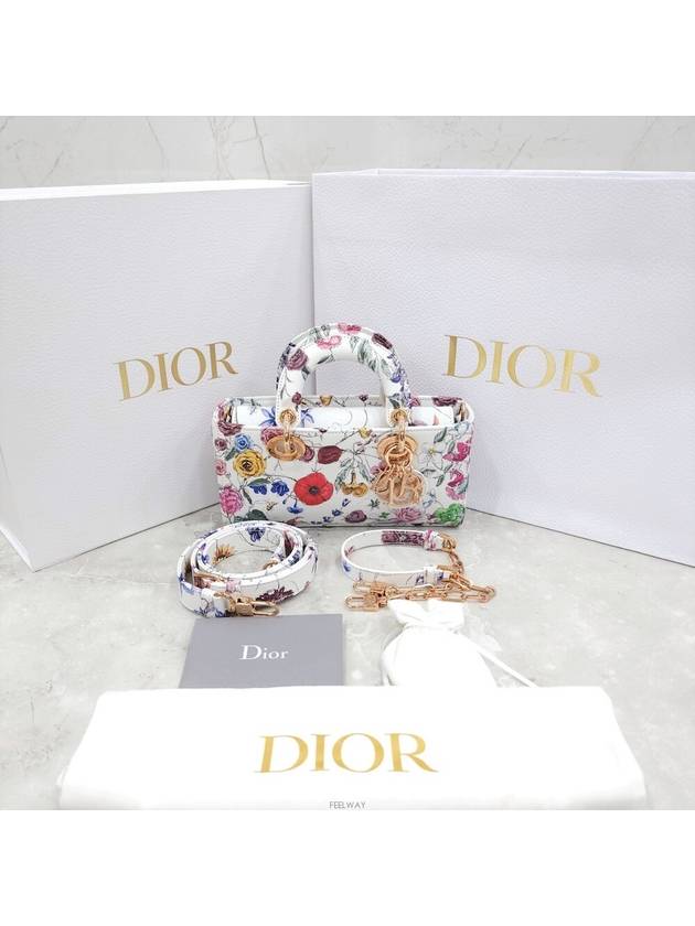 Lux You New Product Small Lady Dejoy Bag Florilegio M0613JFMN - DIOR - BALAAN 9