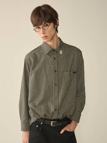 Classic Checked Shirt Black - KINETO - BALAAN 1