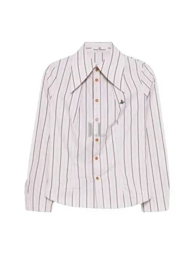 Violin Striped Shirt Beige - VIVIENNE WESTWOOD - BALAAN 2