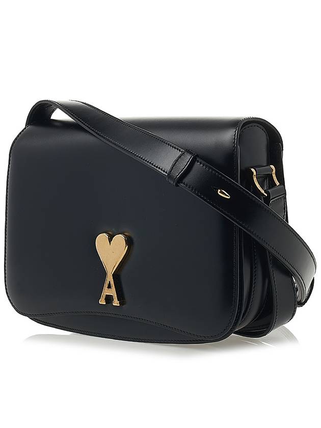 Heart Logo Shoulder Bag Black - AMI - BALAAN 3