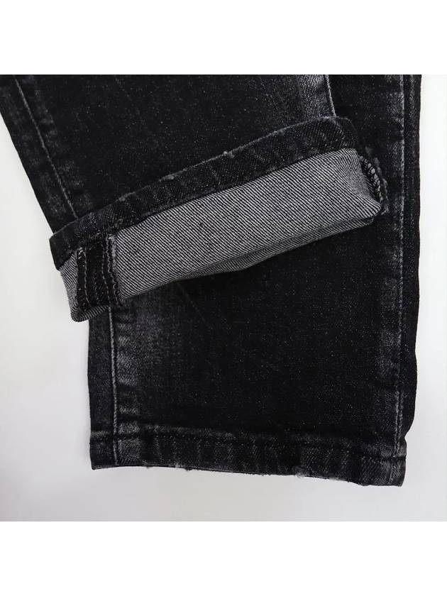 Vintage washed black skinny jeans JN149 - IKALOOOK - BALAAN 9