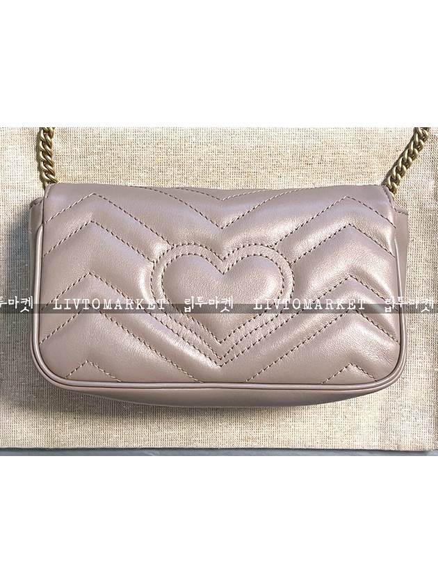 GG Marmont Matelasse Leather Super Mini Bag Dusty Pink - GUCCI - BALAAN 7