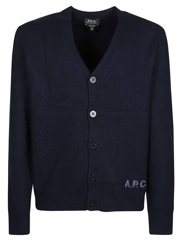 Kenny Merino Wool Cardigan Dark Navy - A.P.C. - BALAAN 1