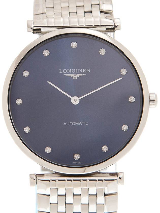 Longines La Grande Automatic Diamond Blue Dial Unisex Watch L4.908.4.97.6 - LONGINES - BALAAN 2