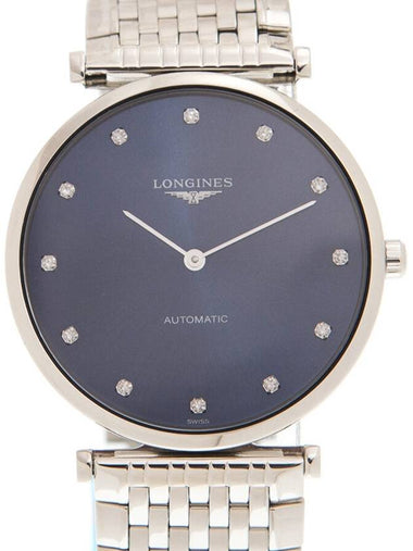 Longines La Grande Automatic Diamond Blue Dial Unisex Watch L4.908.4.97.6 - LONGINES - BALAAN 1