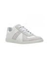 Men's Replica Leather Suede Low Top Sneakers White - MAISON MARGIELA - BALAAN 2