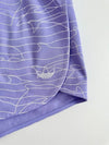 Logo Print Shorts Light Purple - ADIDAS - BALAAN 7