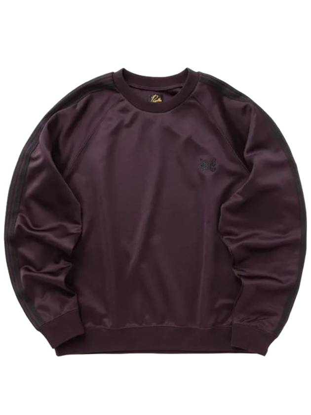 Poly Smooth Crew Neck Track Sweatshirt Purple PU272 - NEEDLES - BALAAN 1