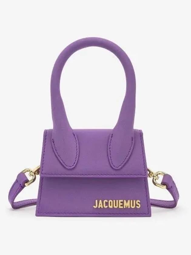 Le Chiquito Signature Mini Tote Bag Purple - JACQUEMUS - BALAAN 2