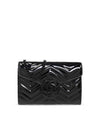 GG Marmont Matelasse Patent Mini Bag Black - GUCCI - BALAAN 2