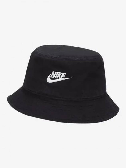 Apex Futura Washed Bucket Hat Black - NIKE - BALAAN 2