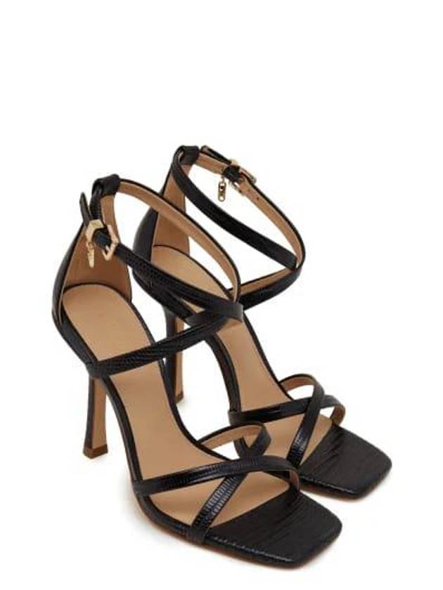 Michael Lizard Effect Leather Sandals 105mm 40R4CIHS1E001 - MICHAEL KORS - BALAAN 3