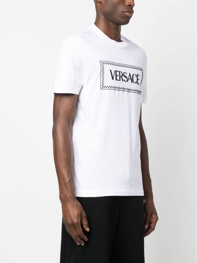 VERSACE TSHIRT COMPACT VERSACE LABEL LOGO - VERSACE - BALAAN 3