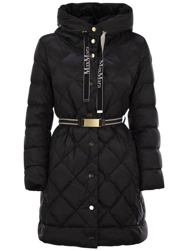 Trecap Drip Proof Canvas Parka Padding Black - MAX MARA - BALAAN 1