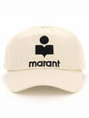 Tyron Logo Ball Cap Ecru - ISABEL MARANT - BALAAN 2