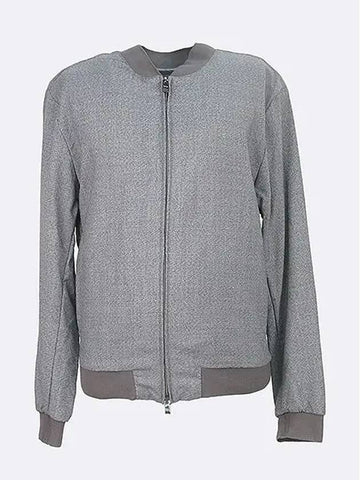 Gray color men s zip up jacket - HUGO BOSS - BALAAN 1