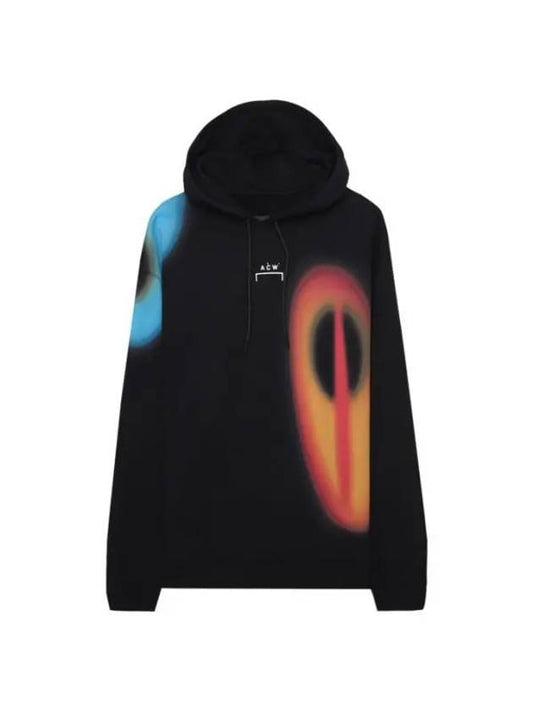 A Cold Wall HYPERGRAPHIC Hoodie ACWMW089 Black Hypergraphic Hoodie - A-COLD-WALL - BALAAN 1