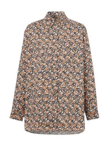 monogram pattern shirt - BURBERRY - BALAAN 1