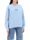 Logo Sweatshirt Blue - GANNI - BALAAN 3