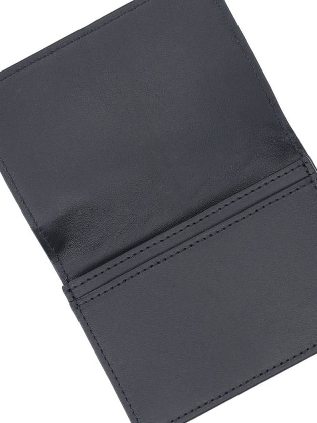 Intrecciato Folding Card Wallet Black - BOTTEGA VENETA - BALAAN 5