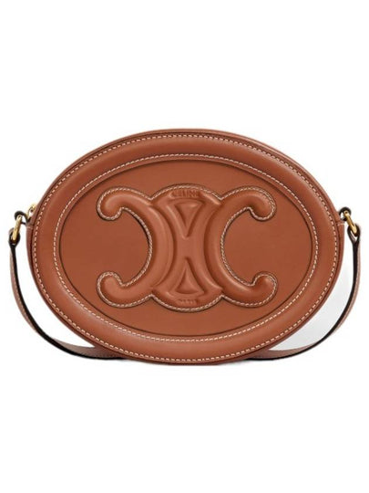 Cuir Triomphe Calfskin Cross Bag Tan - CELINE - BALAAN 2