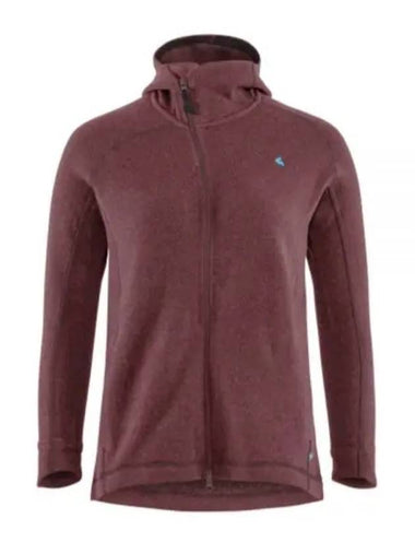 Women's Balder Zip Up Hoodie Wild Orchid - KLATTERMUSEN - BALAAN 1