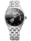 Jazzmaster Open Heart Metal 42MM Watch Silver - HAMILTON - BALAAN 6