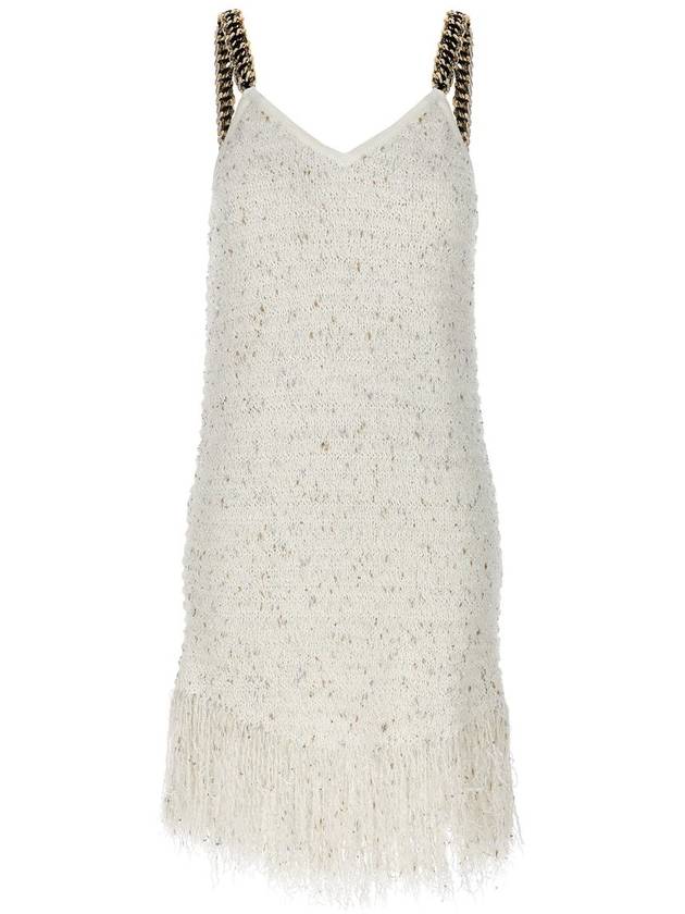 Balmain 'Fringed Tweed' Dress - BALMAIN - BALAAN 1