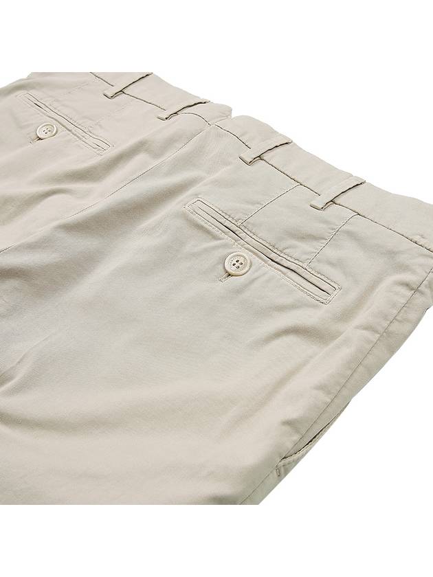 Tapered Chino Cotton Straight Pants Beige - BRUNELLO CUCINELLI - BALAAN 9