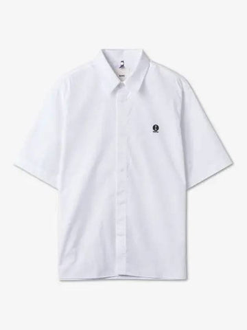 Studio Short Sleeve Shirt White 23E28OAU56COTOA005100 - OAMC - BALAAN 1